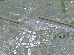 Chengdu Shuangliu International Airport 15km Modelo 3D