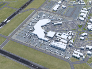 Christchurch Airport 10km 3D मॉडल