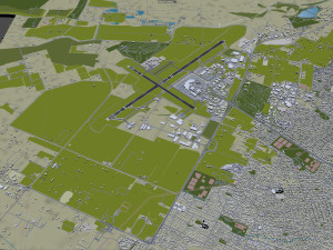 Christchurch Airport 10km 3D मॉडल