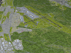 Cologne Bonn Airport 12km 3D Model