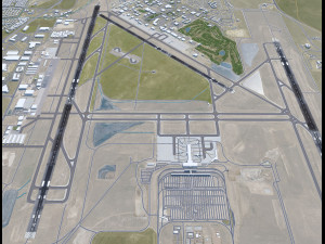 Colorado Springs Airport 12km 3D 모델