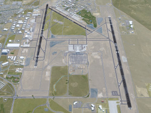 Colorado Springs Airport 12km 3D 모델