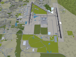 Colorado Springs Airport 12km 3D 모델