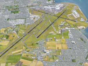 Copenhagen Kastrup Airport 15km Modèle 3D