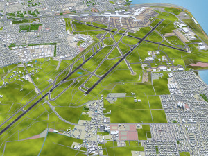 Copenhagen Kastrup Airport 15km Modèle 3D