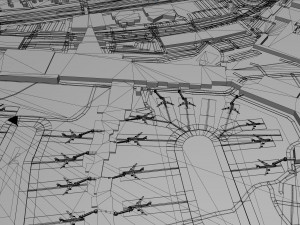 Copenhagen Kastrup Airport 15km Modèle 3D