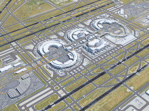 Dallas - Fort Worth Airport 15km 3D 模型