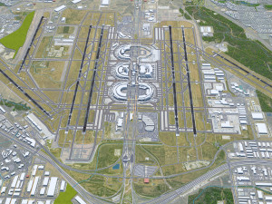Dallas - Fort Worth Airport 15km 3D 模型