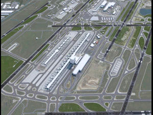 Detroit Airport 12km 3D Model