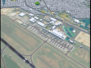 Dhaka Airport 8km Modelo 3D