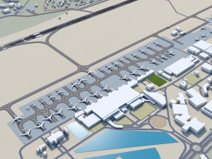 Dhaka Airport 8km Modelo 3D