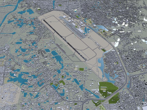 Dhaka Airport 8km Modelo 3D