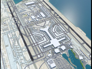 Doha Hamad Airport 12km 3D Model