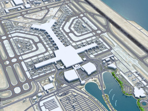 Doha Hamad Airport 12km 3D Model
