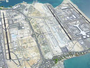 Doha Hamad Airport 12km 3D Model