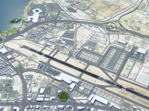 Doha Hamad Airport 12km 3D Model