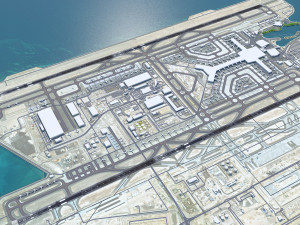 Doha Hamad Airport 12km 3D Model