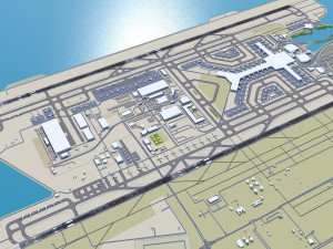 Doha Hamad Airport 12km 3D Model
