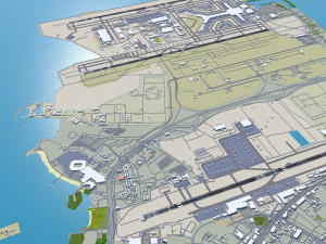 Doha Hamad Airport 12km 3D Model