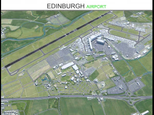 Aeroporto di Edimburgo 15 km Modello 3D