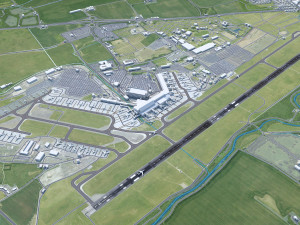 Edinburgh Airport 15km 3D मॉडल