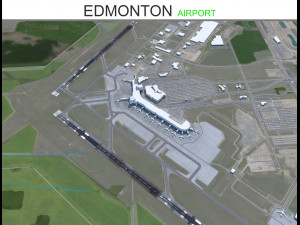 Edmonton Airport 15km Modelo 3D