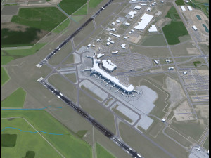Edmonton Airport 15km Modelo 3D