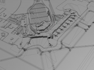 Edmonton Airport 15km Modelo 3D