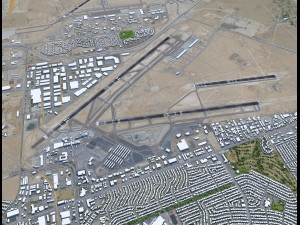 El Paso Airport 15km 3D Model