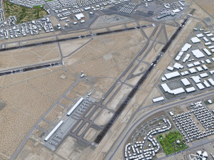 El Paso Airport 15km 3D Model