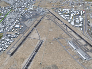 El Paso Airport 15km 3D Model