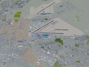 El Paso Airport 15km 3D Model