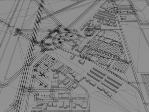 Eugene Airport 10km 3D 모델
