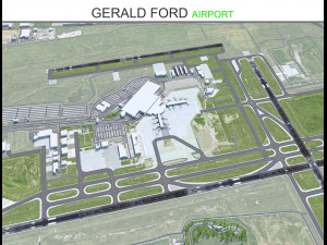 Gerald Airport 10km 3D Модель