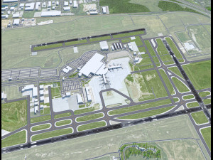 Gerald Airport 10km 3D Модель
