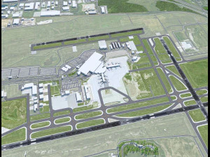 Gerald Airport 10km 3D Model