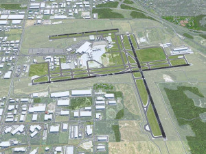 Gerald Airport 10km 3D Model