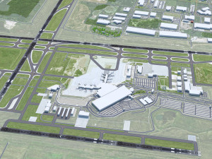 Gerald Airport 10km 3D Модель