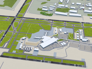 Gerald Airport 10km 3D Модель