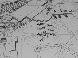 Gerald Airport 10km 3D Модель