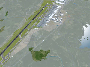 Gothenburg Landvetter Airport 12km 3D Model