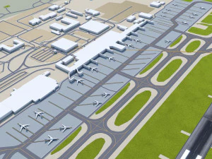 Gothenburg Landvetter Airport 12km 3D Model
