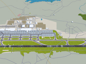 Gothenburg Landvetter Airport 12km Model 3D