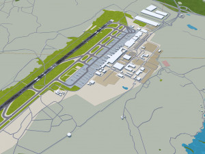 Gothenburg Landvetter Airport 12km Model 3D
