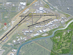 Greater Rochester International Airport 10km Modèle 3D