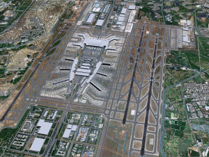 Guangzhou Baiyun International Airport 12km 3D Model