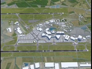 Hannover Airport 10km 3Dモデル