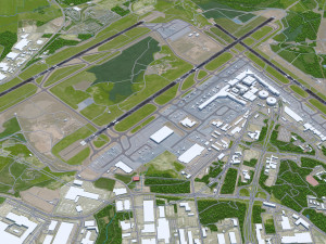 Helsinki Airport 15km 3D Модель
