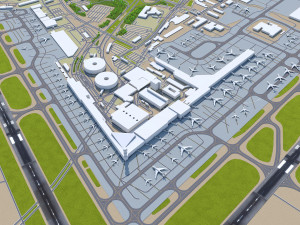 Helsinki Airport 15km 3D Модель