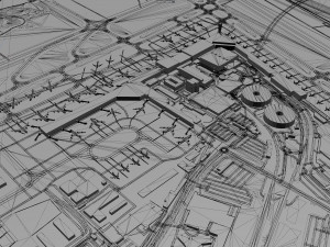 Helsinki Airport 15km 3D Модель